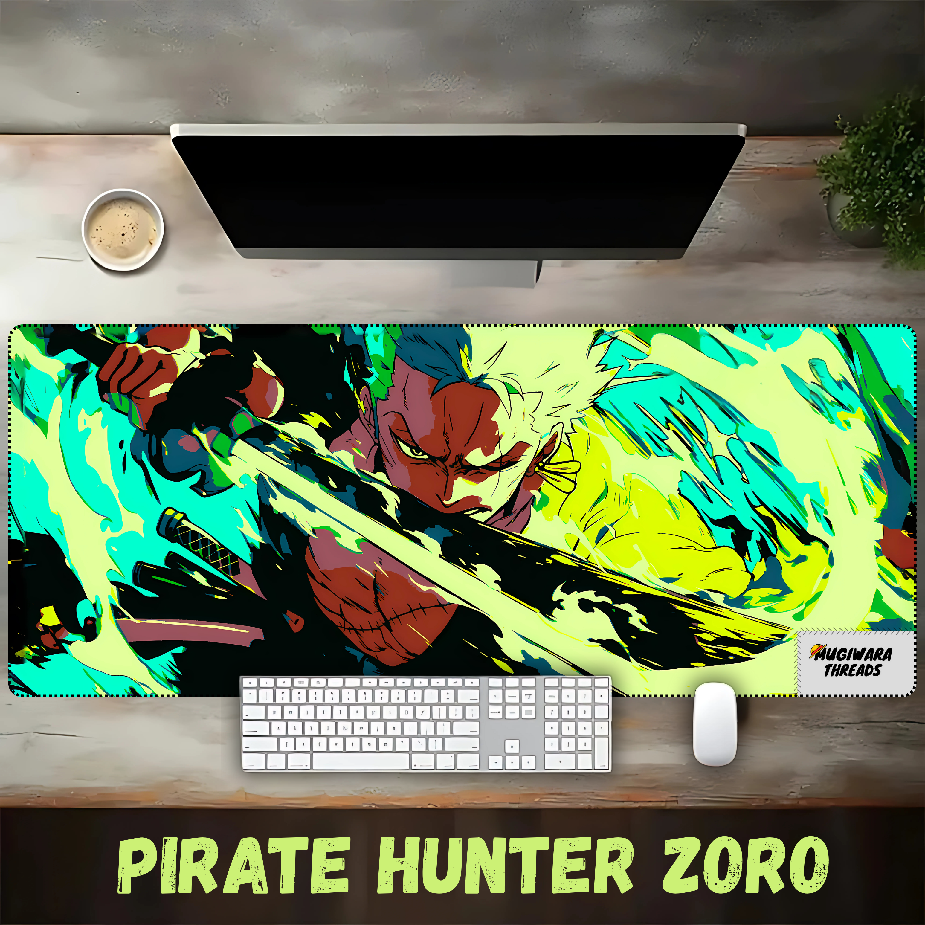 ⚔️ Pirate Hunter ZORO - DeskMat